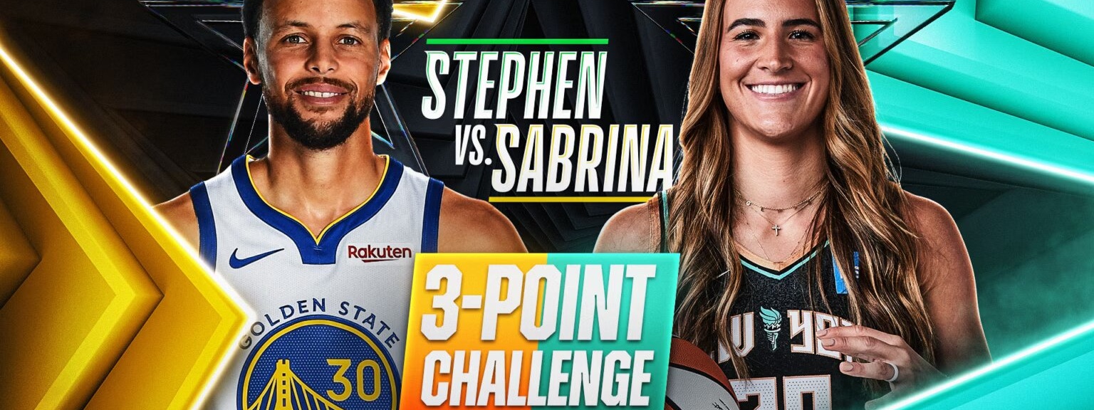 Stephen Curry Vs. Sabrina Ionescu 3-point Challenge Set For 2024 NBA ...